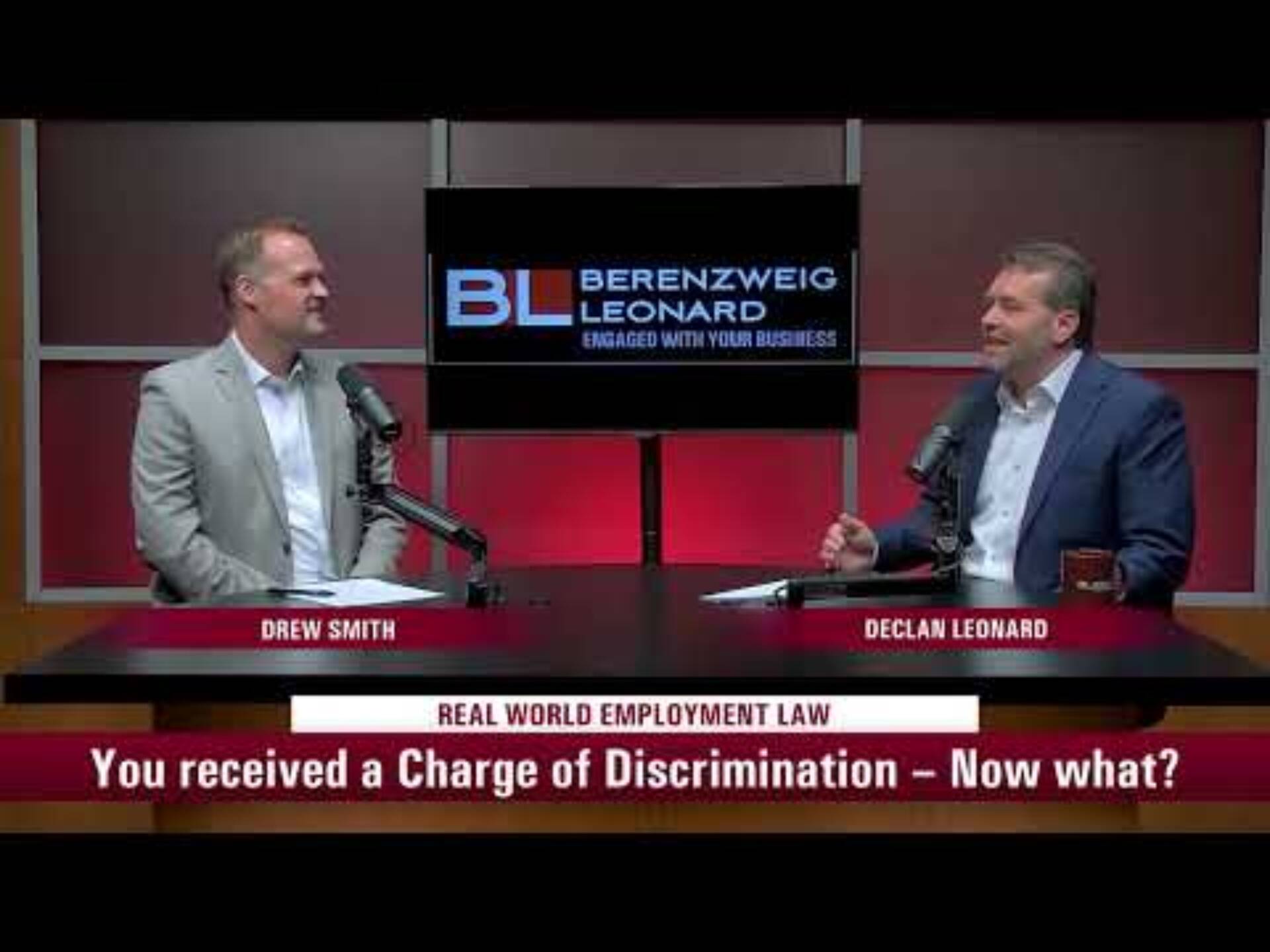 You Received a Charge of Discrimination – Now What?
